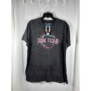 Pink Floyd Dark Side of the Moon Graphic T-Shirt Mens Large Black Wash NWT